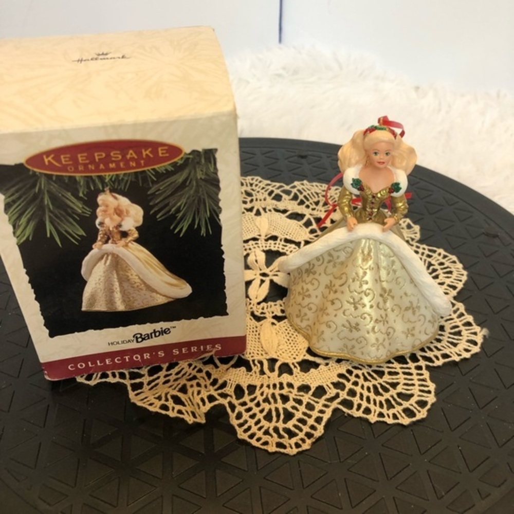 1994 Holiday Barbie Keepsake Ornament from Hallmark with Original Packaging